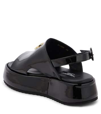 Sandali in vernice con platform | Dolce&Gabbana Kids