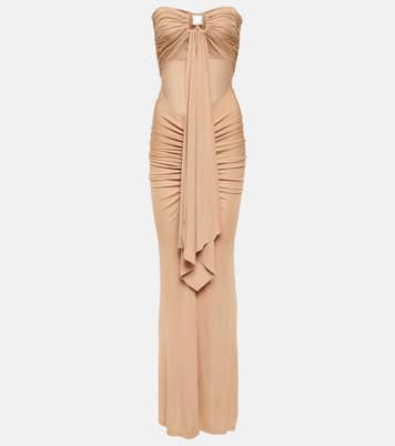 Bezel Quartz sash maxi dress | Christopher Esber