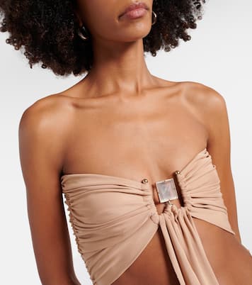 Bezel Quartz sash maxi dress | Christopher Esber