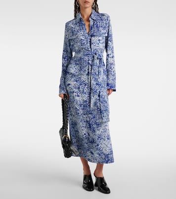 Abito chemisier Vanessa con stampa | Proenza Schouler