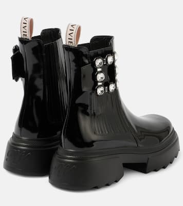 Verzierte Chelsea Boots Wallaviv aus Lackleder | Roger Vivier