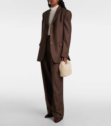 Sac Twist Mini en shearling | Aquazzura