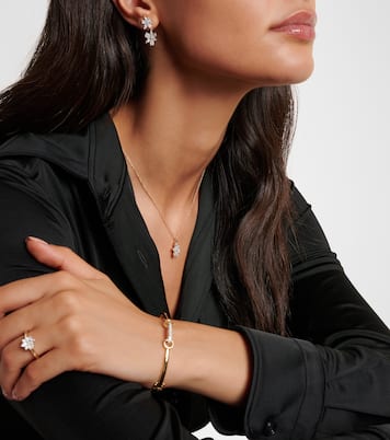 Collier Magnolia en or 14 ct et diamants | Stone and Strand