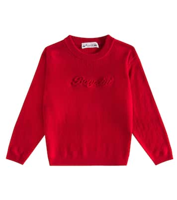 Pullover Garcin in lana con logo | Bonpoint