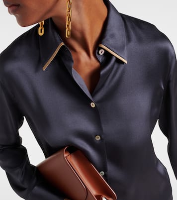 Camicia in raso di seta | Vince