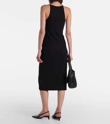 Cotton-blend midi dress | Vince