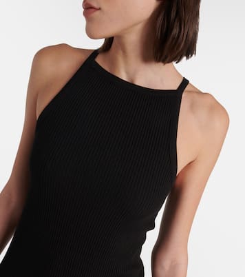 Cotton-blend midi dress | Vince