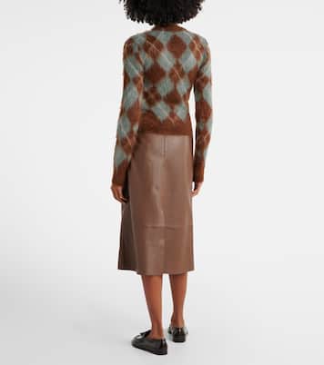 Pullover Argyle in misto mohair e alpaca | Ami Paris