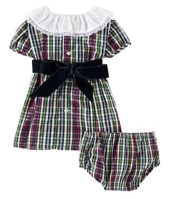 Baby - Abito e culottes Alicia in cotone | La Coqueta