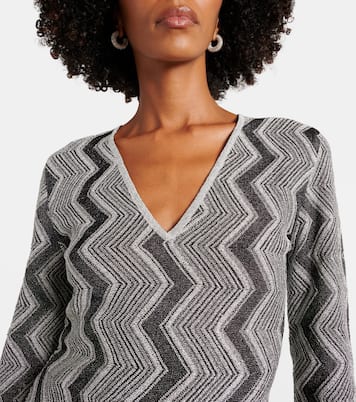 Pull Zig Zag métallisée | Missoni