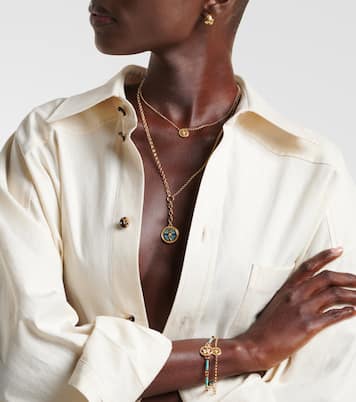 Collana Internal Compass in oro 18kt con diamanti | FoundRae