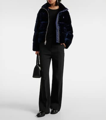 Velvet down jacket | Polo Ralph Lauren