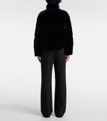 Velvet down jacket | Polo Ralph Lauren