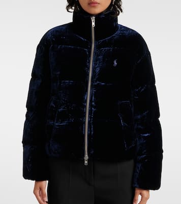 Velvet down jacket | Polo Ralph Lauren