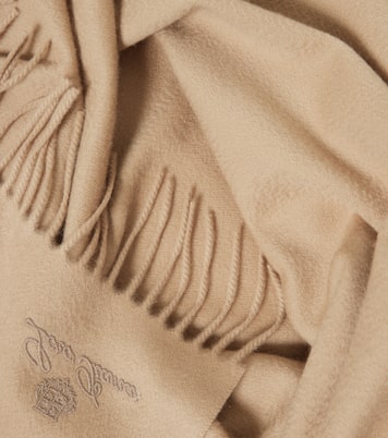 Grande Unita fringed cashmere scarf | Loro Piana
