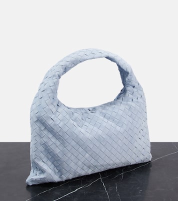 Sac Hop Intrecciato Small en daim | Bottega Veneta