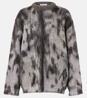 Pull en jacquard à motif léopard | The Attico