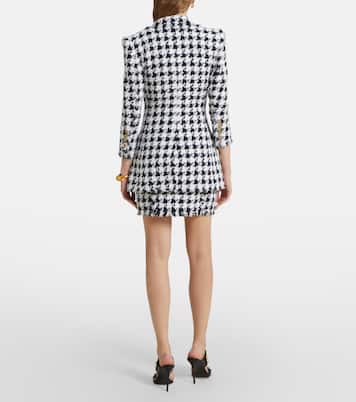 Houndstooth tweed blazer | Balmain