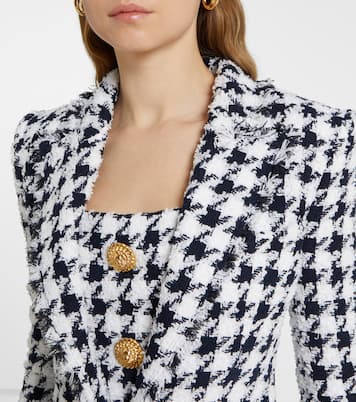 Houndstooth tweed blazer | Balmain