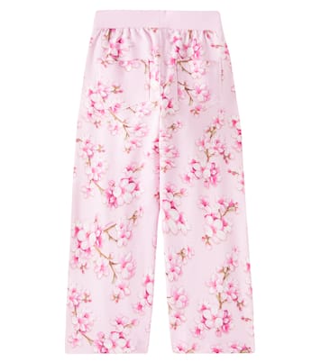 Pantaloni a gamba larga in misto cotone | Monnalisa