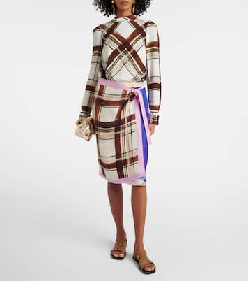 Sandali in pelle metallizzata | Dries Van Noten