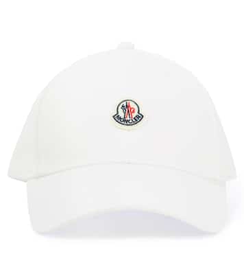 Cappello da baseball in gabardine di cotone con logo | Moncler Enfant