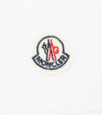Cappello da baseball in gabardine di cotone con logo | Moncler Enfant