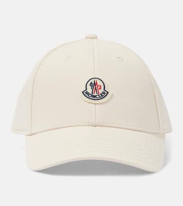 Gorra de gabardina de algodón con logo | Moncler