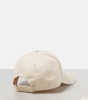 Gorra de gabardina de algodón con logo | Moncler