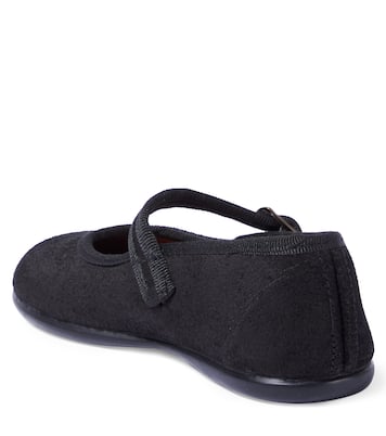 Suede Mary Jane flats | La Coqueta