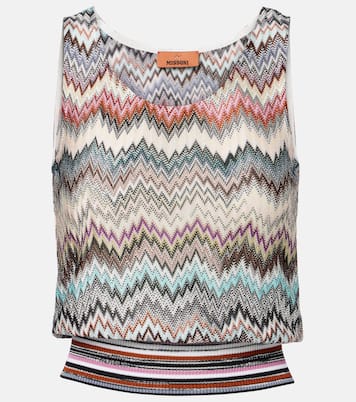 Top aus Häkelstrick | Missoni