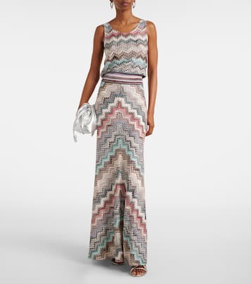 Top aus Häkelstrick | Missoni