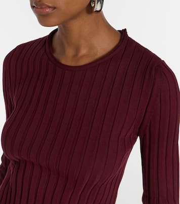 Ribbed-knit cotton top | Stella McCartney