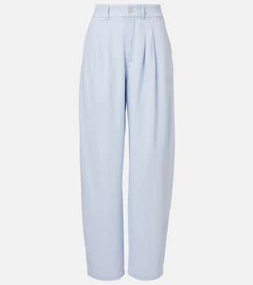 The Tapered wide-leg jeans | Frame