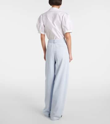The Tapered wide-leg jeans | Frame