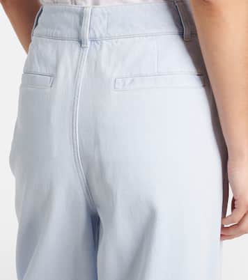 The Tapered wide-leg jeans | Frame