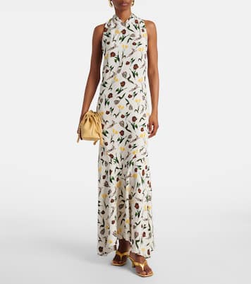 Robe midi à fleurs | Marni
