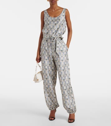 Mono Nadia de seda estampado | Loro Piana
