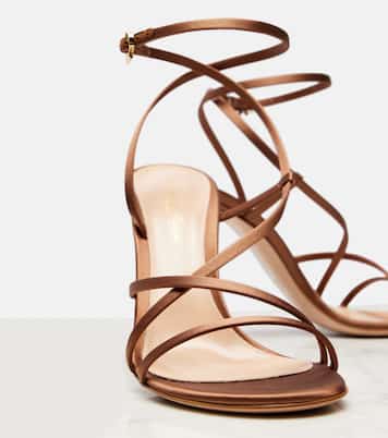 Satin crêpe sandals | Gianvito Rossi