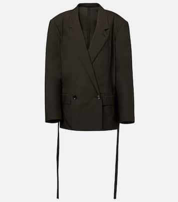 Blazer en coton et soie | Lemaire