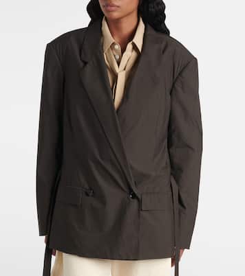 Blazer en coton et soie | Lemaire