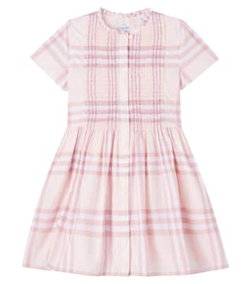 Burberry Check smocked cotton dress | Burberry Kids