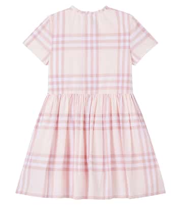 Burberry Check smocked cotton dress | Burberry Kids