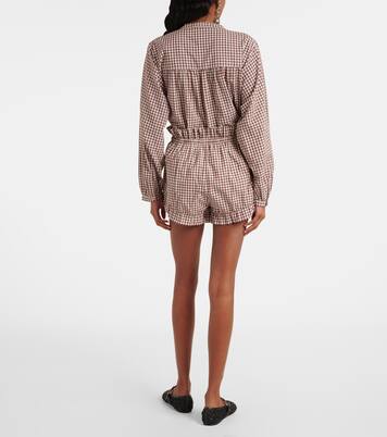 Callie gingham cotton shorts | Posse