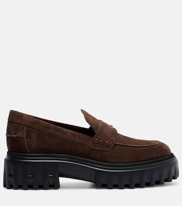 H700 leather platform loafers | Hogan