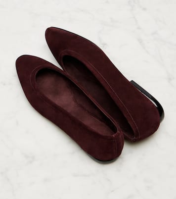 Ballerine Primula in suede | Loro Piana