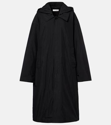 Manteau à capuche en coton mélangé | Aya Muse