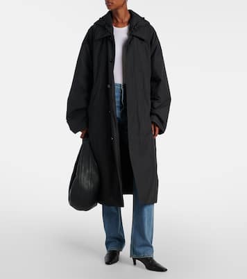 Manteau à capuche en coton mélangé | Aya Muse