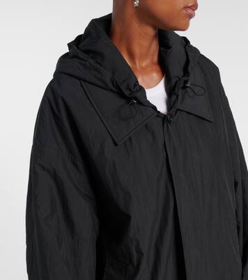 Manteau à capuche en coton mélangé | Aya Muse