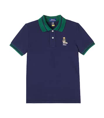 Polo Bear cotton polo shirt | Polo Ralph Lauren Kids
